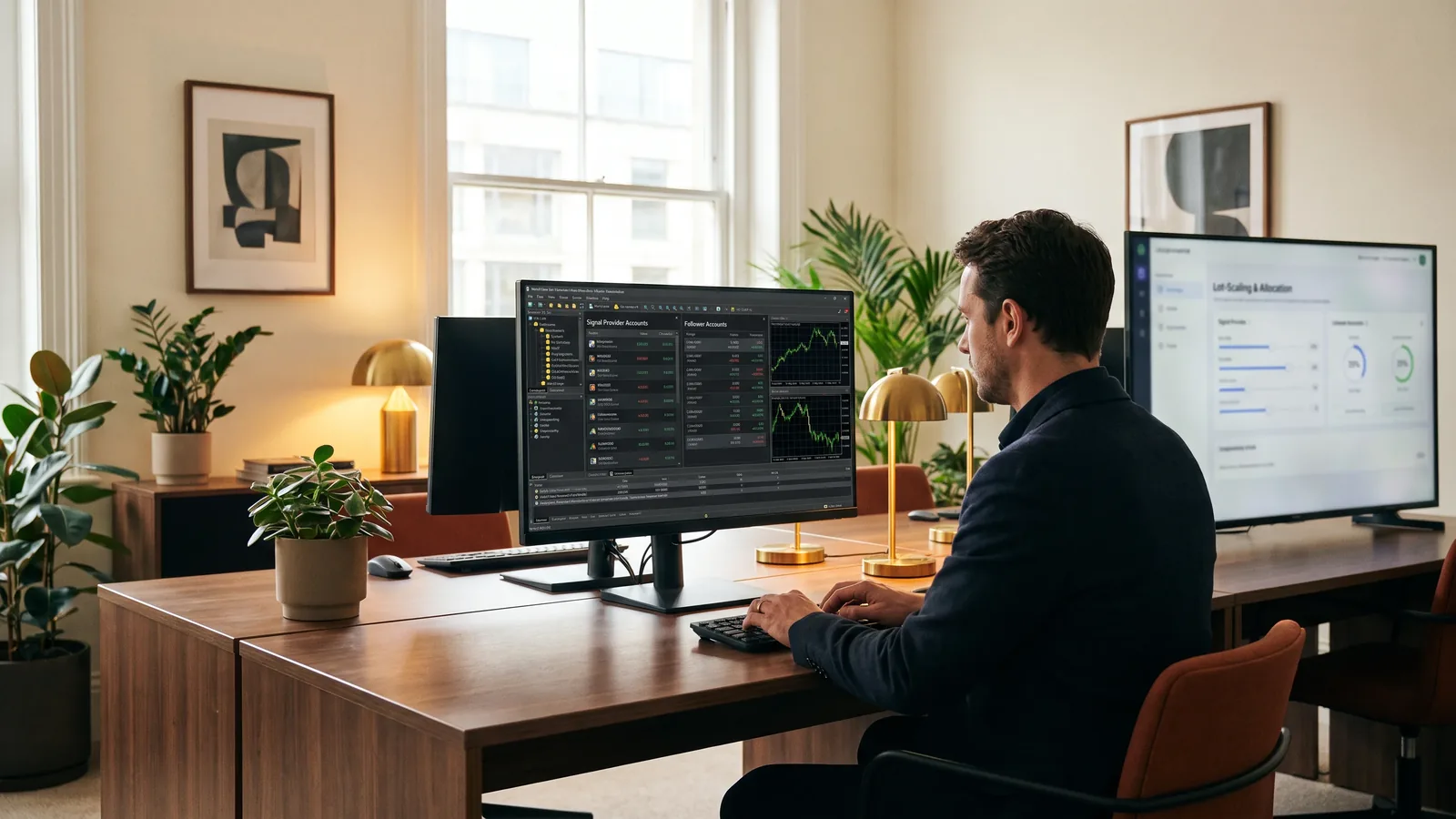 Copy trading account setup (photo)