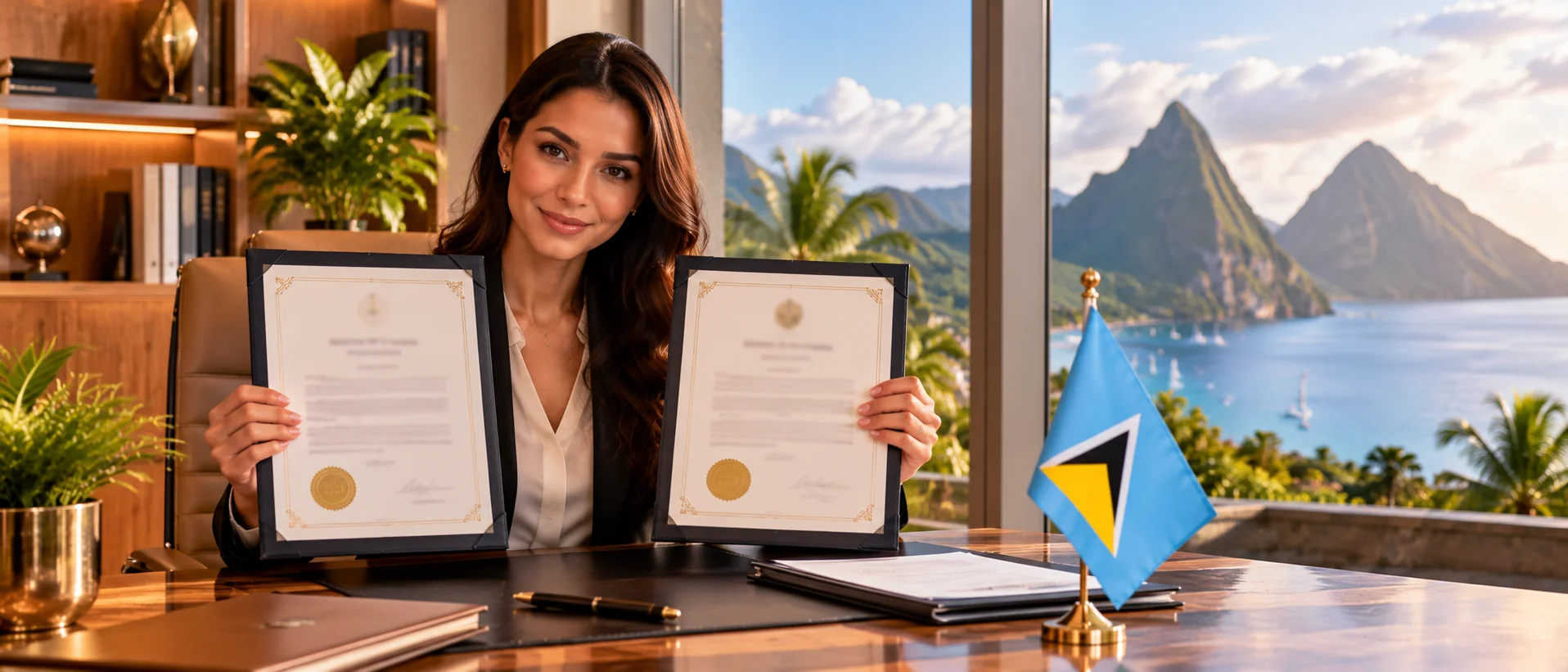 An adviser holding two certificates
